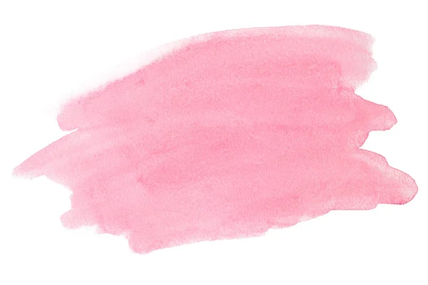 Aquarell Fleck Rosa Mit Textur — Stockfoto