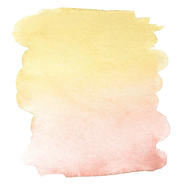 Watercolor Stain White Background Element Design — Stock Photo, Image