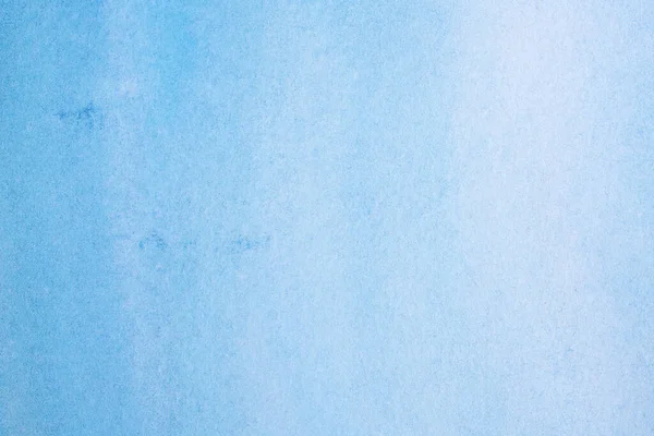Fundo Aquarela Azul Folha Papel Coberta Com Tinta Com Textura — Fotografia de Stock