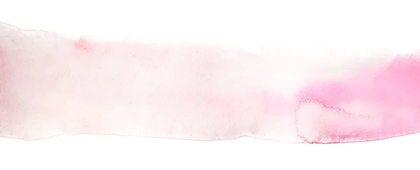 带有纹理的水彩画粉红色抽象条纹 页背景要素 — 图库照片