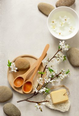 Spa arka plan, dikey