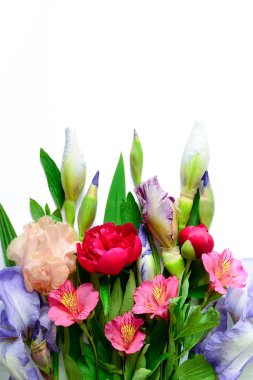 Çiçek arka plan, dikey