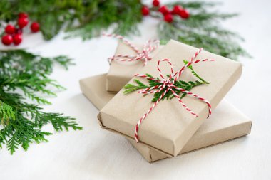 Xmas hediye yığını