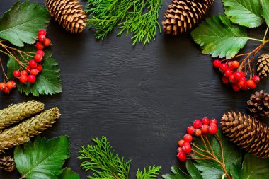 Kış tatil koyu arka plan