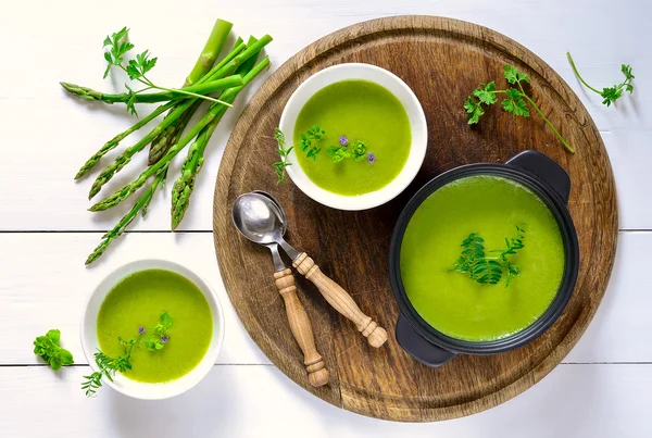 Sopa de espárragos — Foto de Stock