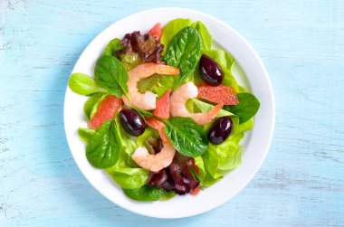 karides salatası