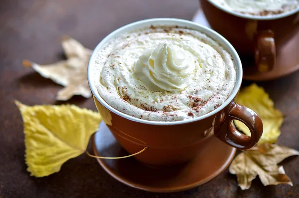 Calabaza con leche de especias — Foto de Stock