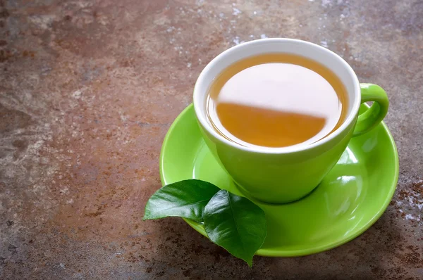 Green tea cup — Stock Photo, Image