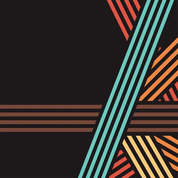 Üçgenli soyut geometrik desen. Vektör çizimi. soyut disko arkaplanı - vektör.