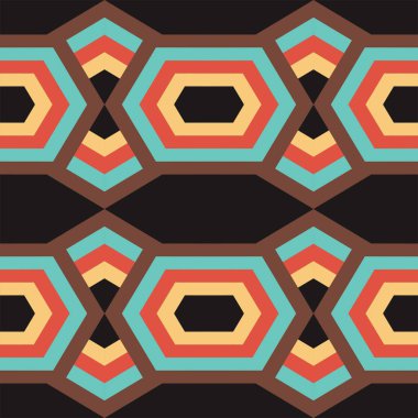 Arkaplan için soyut geometrik renksiz desen. Tekstil kumaşı Mavi, iki tonluk geometrik çizgi desenli, lüks süslemeli arka plan tasarımı. 10 saniye.