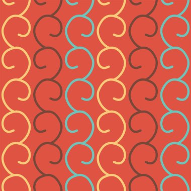 Geometrik şekilli kusursuz desen. Çiçek süsü, eski daireler ve dikişsiz örgü dokular. Doğrusal geometrik üçgen deseni. Modern dokular. Renkli arkaplanı olan soyut kalıplar. Vektör. 10 saniye.