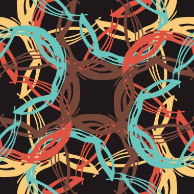 Tasarımınız için kusursuz desenlerin vektör çizimi. Elle çizilmiş çeşitli şekiller soyut, şirin, pürüzsüz desenler. Çağdaş baskı kolajı. Tasarım için modaya uygun şablon. Çizgi film tarzı. 10 saniye.