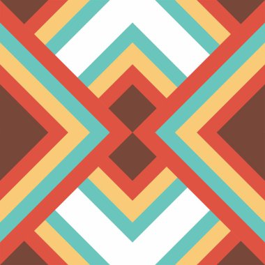 Kusursuz soyut geometrik arkaplan. Modern arkaplanda çok az etiket ve çerçeve ile sevimli geometrik dikişsiz desenler var. Soyut vektör dokuları. Baskı, fiş, dekor, paket, pankart için tasarım. 10 saniye.