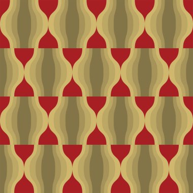 Geometrik desen. Duvar kağıtları, tekstil ve kumaşlar için soyut arkaplan kusursuz dokusu. Kızıl Çin Yeni Yıl 2026 poster vektörü, altın fenerler, havai fişekler ve bayramlık tebrik kartı afişleri için geometrik desenler ve lüks baskı.