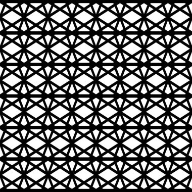 Soyut geometrik desen tasarımı. Kusursuz siyah ve beyaz geometrik desenler koleksiyonu. Basit vektör grafikleri. 10 saniye.