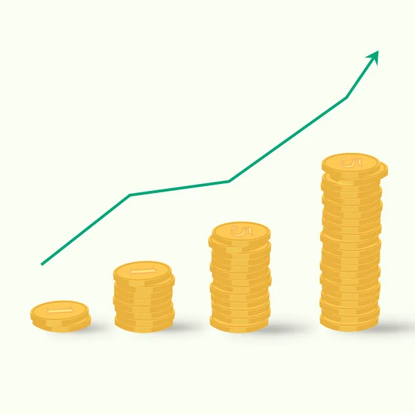 Harika iş, beyaz, sununuzu Infographic büyük izole için vektör sikke