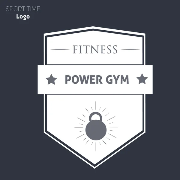 Güç fitness spor salonu vektör logosu