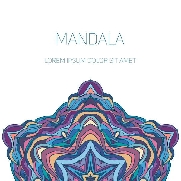 Mandala süs vektör tasarımı