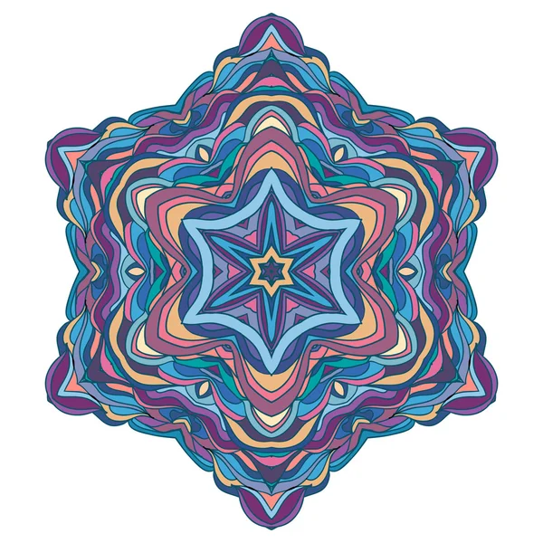 Diseño vectorial ornamental Mandala — Vector de stock