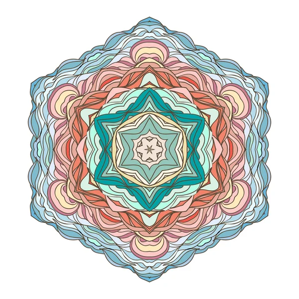Diseño vectorial ornamental Mandala — Vector de stock