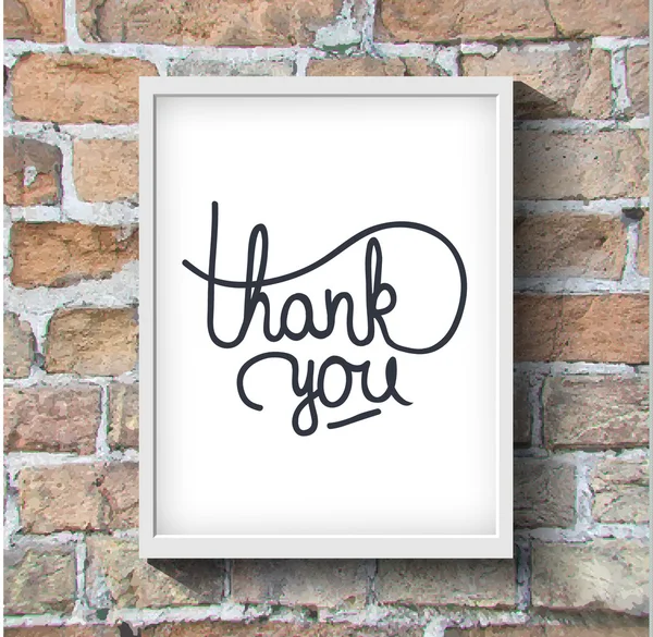 Çizilmiş tuğla duvara yazı Teşekkürler