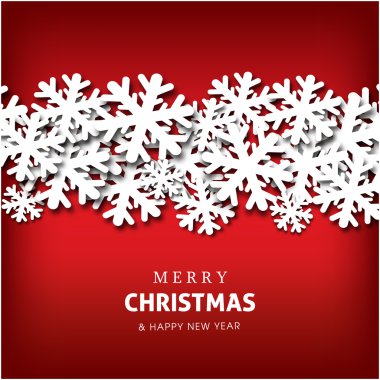 Neşeli Noel ve mutlu yeni yıl kutlama tasarım.