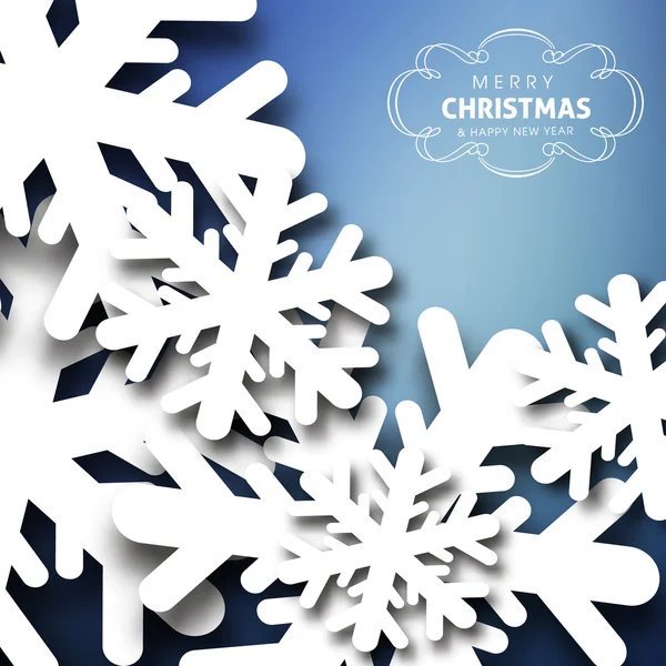 Joyeux Noël et bonne année conception de célébration — Image vectorielle