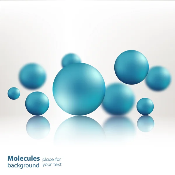 Modelo de molécula 3d diseño creativo Ilustración De Stock