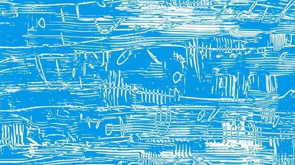 Blue Marine Vector Background Rough Stripe Grain Nautical Backdrop Illustration — Stock Vector