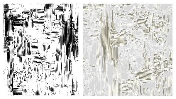 Ensemble Motifs Muraux Gris Texture Surface Béton Pierre Grain Strire — Image vectorielle