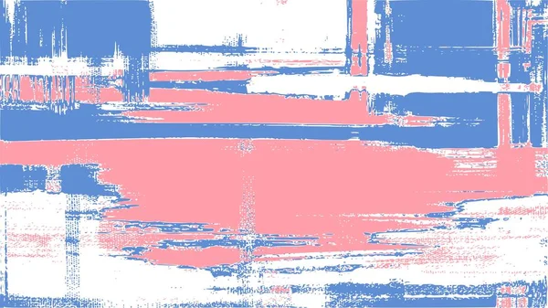 Анотація Пейзажного Живопису Відображення Води Художні Мазки Пензля Рожева Біло — стоковий вектор