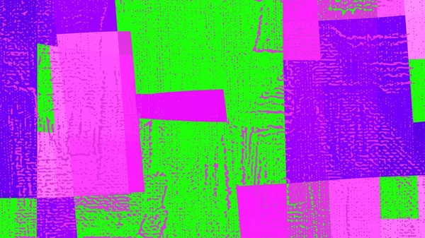 Яркий Фиолетовый Зеленый Синий Художественный Фон Абстрактная Геометрическая Работа Минималистичная — стоковый вектор