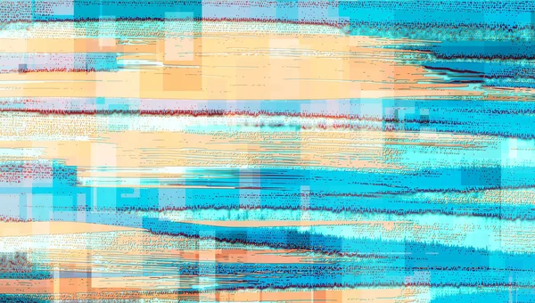 Coups Turquoise Vif Rectangles Transparents Gradients Irréguliers Taches Sombres Fond — Photo