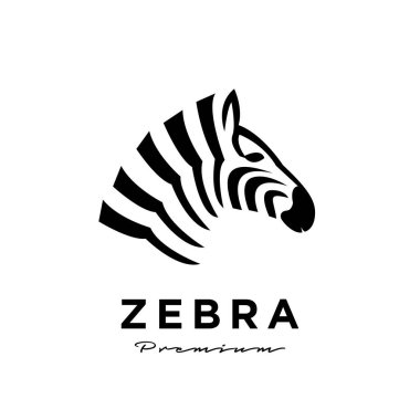 Zebra başı logo tasarımı