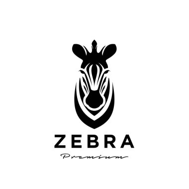 Zebra başı logo tasarımı
