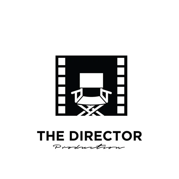 Studio Película Video Cine Cinematografía Película Producción Logo Diseño Vector — Archivo Imágenes Vectoriales