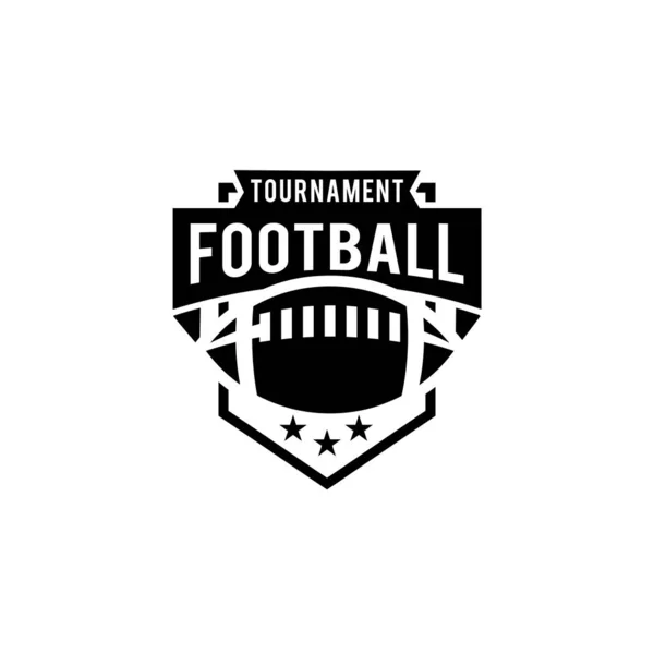 Αμερικανική Ποδοσφαιρική Ομάδα Λογότυπο Εικονίδιο Σχεδιασμό Διάνυσμα Απεικόνιση — Διανυσματικό Αρχείο