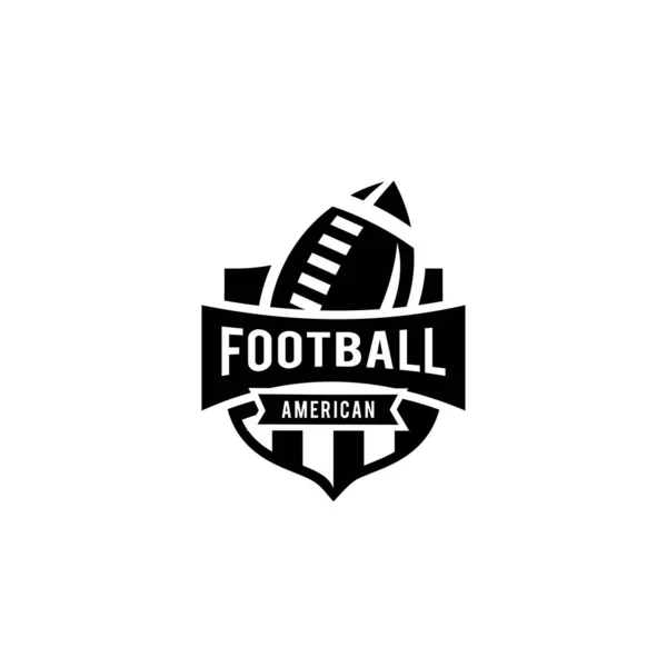 Amerikanska Fotbollslag Logotyp Ikon Design Vektor Illustration — Stock vektor