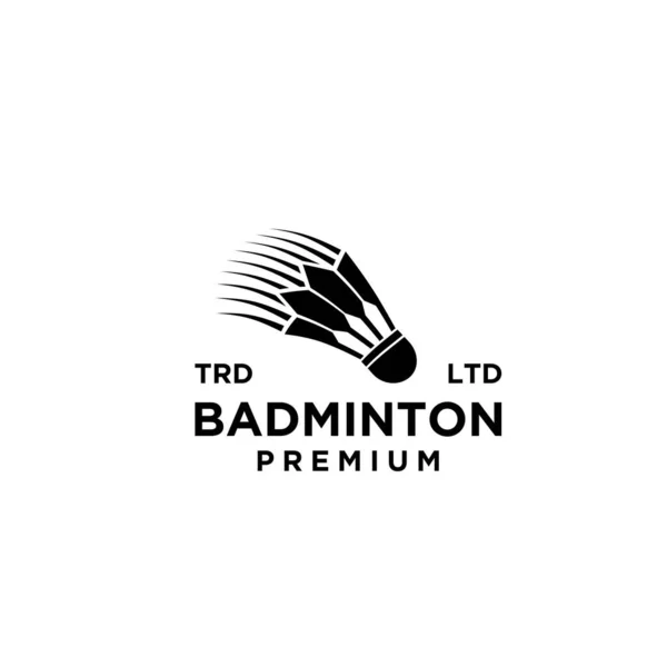 Premium Badminton Shuttlecock Vecteur Icône Design Pour Logo Sport Badminton — Image vectorielle