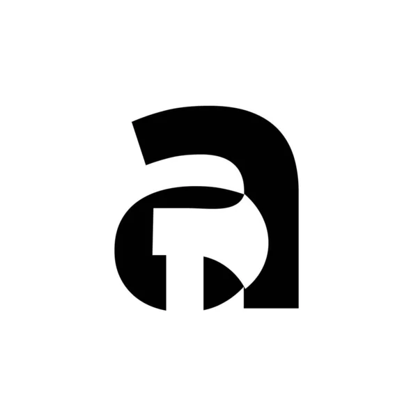 Буква Топором Первоначальной Концепции Логотипа Шаблон Векторной Иллюстрации Дизайн Изолированный — стоковый вектор
