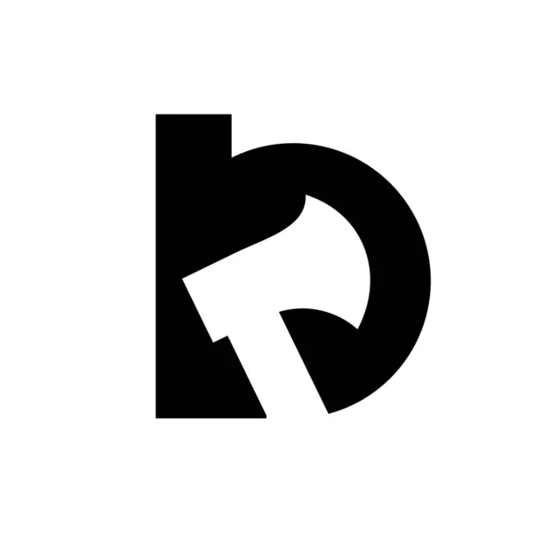 文字B X初期ロゴコンセプトテンプレートベクトルイラストデザイン隔離された白い背景 — ストックベクタ