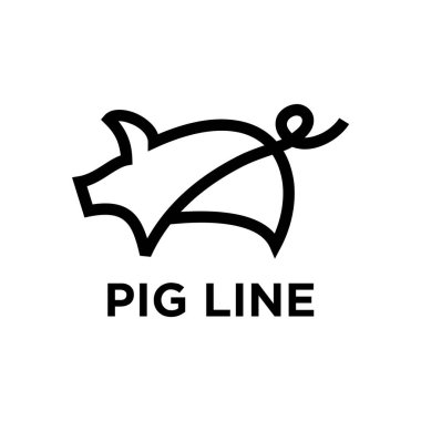 Bu temiz ve modern vektör illüstrasyonunda sade siyah çizgi sanatı ile yaratılmış, minimalist tasarım estetiği somutlaştırılmış bir domuz bulunur. Markalaşma, gıda endüstrisi işletmeleri ve çiftlik için ideal bir grafik kaynağıdır.