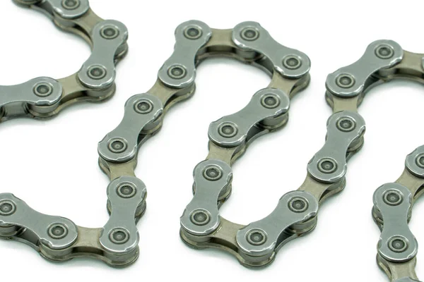 Bicycle Chain White Background — Stock Photo, Image
