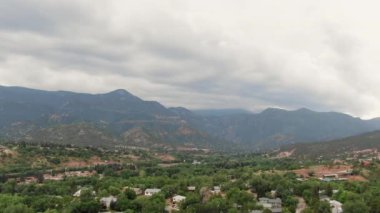 Highland hava görüntülü köy videosu