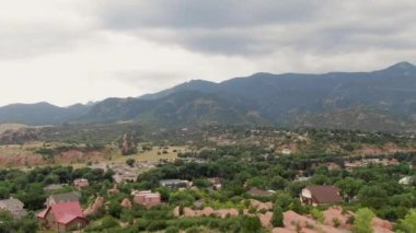 AERİAL Vadi 'deki kasaba manzarası