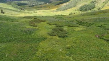 Yeşil İskoçya 'nın hava görüntüleri 