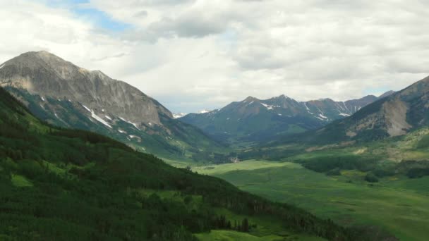 Pov Scenic View Mountains — Stock Video