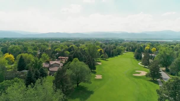 Aerial Paysage Pittoresque Dans Paysage Rural Verdoyant — Video