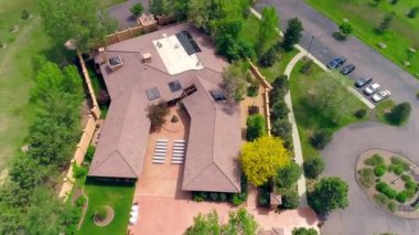 Highland hava görüntülü köy videosu