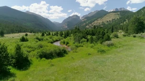 田舎の高地の風景 上記の映像からの眺め — ストック動画